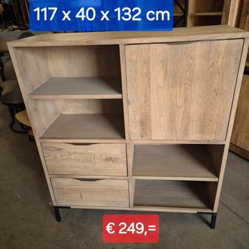 Eiken kasten dressoirs TV meubels  beschikbaar voor biedingen