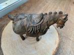 Antiek Vintage Bronzen Paard Beeld Beeldje, Ophalen of Verzenden
