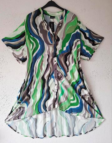 Nieuwe Leuke Multicolour OPHILIA Doorknoop Jurk Mt 6- 54/56 beschikbaar voor biedingen