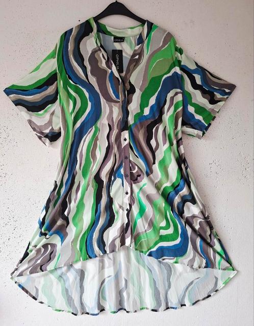 Nieuwe Leuke Multicolour OPHILIA Doorknoop Jurk Mt 6- 54/56, Kleding | Dames, Grote Maten, Nieuw, Jurk, Overige kleuren, Ophalen of Verzenden