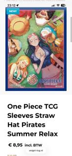 One Piece TCG Sleeves Straw Hat Pirates Summer Relax, Hobby en Vrije tijd, Verzamelkaartspellen | Overige, Ophalen of Verzenden