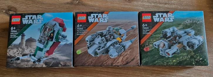 Lego StarWars Microfighters 75344, 75321 en 75363, Kinderen en Baby's, Speelgoed | Duplo en Lego, Nieuw, Lego, Complete set, Ophalen of Verzenden
