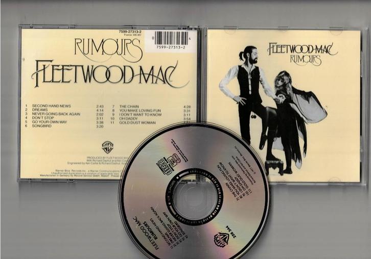 FLEETWOOD MAC CD Rumours, Cd's en Dvd's, Cd's | Rock, Zo goed als nieuw, Poprock, Ophalen of Verzenden