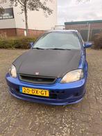 Honda Civic 1.4 I S 2000 Blauw, Auto's, Voorwielaandrijving, 15 km/l, 4 cilinders, 1396 cc