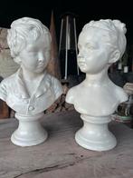 Twee antieke bustes van kinderen, Ophalen