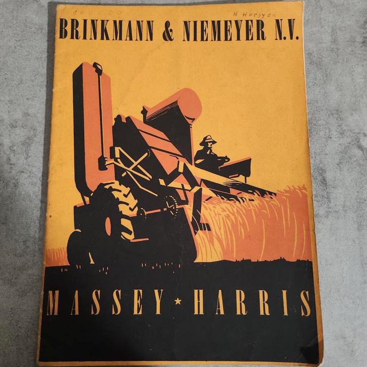 Brinkmann & Niemeijer Massey Harris Folder 1949, Boeken, Catalogussen en Folders, Gelezen, Folder, Ophalen of Verzenden
