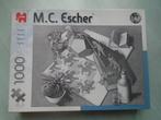 puzzel m.c.escher, 1000 stukjes,  jumbo, Ophalen of Verzenden, 500 t/m 1500 stukjes, Zo goed als nieuw, Legpuzzel