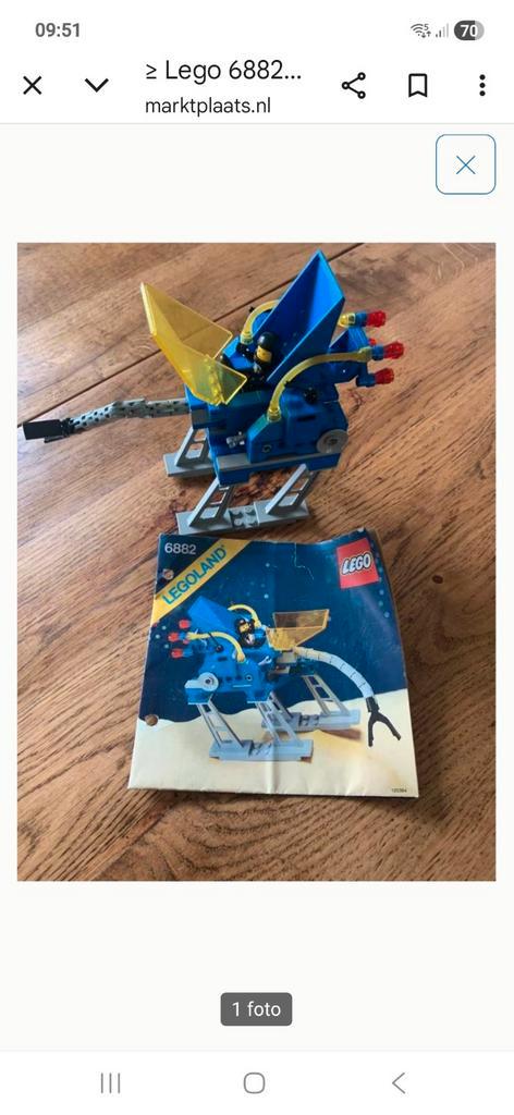 Ruimte Lego, Kinderen en Baby's, Speelgoed | Duplo en Lego, Gebruikt, Lego, Complete set, Ophalen of Verzenden