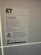 4 zonnepanelen 250 watt wegens verhuizing te koop, Ophalen