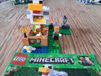 Lego minecraft nr. 21140 Het kippenhok, Complete set, Ophalen of Verzenden, Lego, Zo goed als nieuw