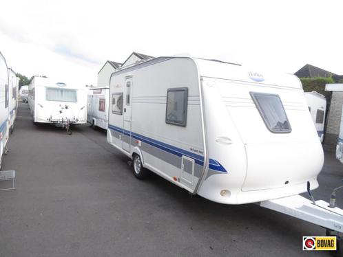 Hobby De luxe Easy 460 UFE + Mover/ Airco, Caravans en Kamperen, Caravans, tot en met 4, 1000 - 1250 kg, Rondzit, Hobby, Frans bed