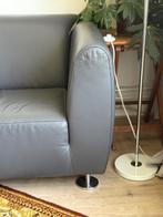 Leren bank, Huis en Inrichting, Banken | Bankstellen, Ophalen, Gebruikt, Minder dan 75 cm, 150 tot 200 cm