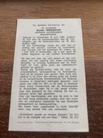 Gatersleben Herman  br Innocentius 1900 Amsterdam 1972, Ophalen of Verzenden, Bidprentje
