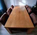 Eethoek, Huis en Inrichting, Tafels | Eettafels, Ophalen, Gebruikt, 100 tot 150 cm, Eikenhout