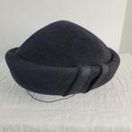 Whiteley dames hoed Engeland zwart bontvilt 56 cm, Whiteley, 56 of 57 cm (M, 7 of 7⅛ inch), Hoed, Ophalen of Verzenden