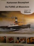 Te koop : kartonnen bouwplaat stoomsleepboot FURIE, Ophalen of Verzenden, Nieuw, 1:50 tot 1:200, Overige merken
