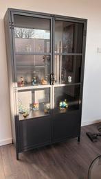 Zwarte metalen kast Castello van Kwantum, Ophalen, 50 tot 100 cm, Zo goed als nieuw, Metaal