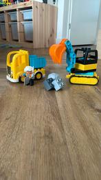 Duplo truck en graafmachine 10931, Kinderen en Baby's, Speelgoed | Duplo en Lego, Ophalen of Verzenden, Gebruikt, Complete set