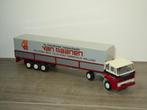 Daf 2800 Truck & Trailer Van Maanen Barneveld - Lion Car, Hobby en Vrije tijd, Modelauto's | 1:50, Zo goed als nieuw, Lion Car