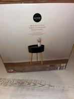 Zwart bijzettafel/ nachtkastje, Huis en Inrichting, Overige materialen, Zwart, Nieuw, Ophalen of Verzenden