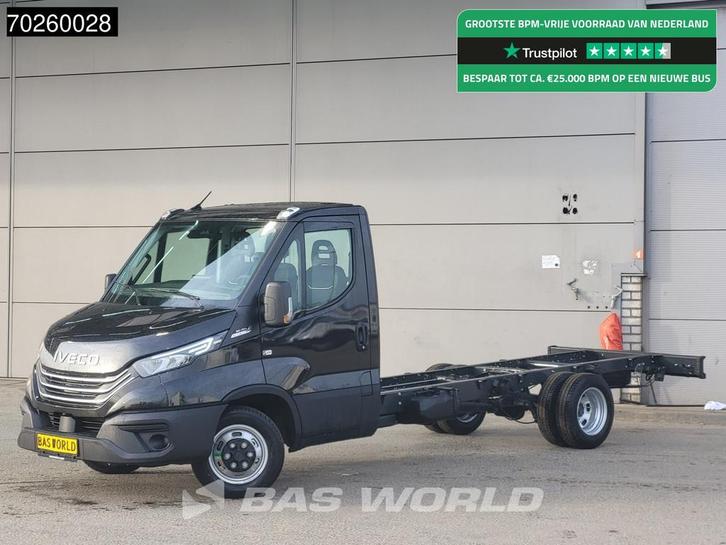 Iveco Daily 35C21 3.0L Automaat 410WB Fahrgestell LED CarPla, Auto's, Bestelauto's, Bedrijf, Te koop, Airconditioning, Bluetooth