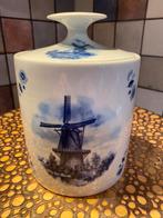 Delfts Blauw vintage porseleinen suikerpot,handdecorated, Ophalen of Verzenden