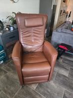 Grote sta-op stoek elektrisch, Huis en Inrichting, Fauteuils, Ophalen, Gebruikt, 50 tot 75 cm, Leer