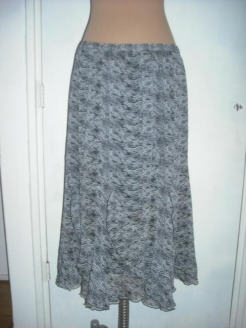 rok maat : 44 merk: Kingfield, Kleding | Dames, Rokken, Zo goed als nieuw, Maat 42/44 (L), Grijs, Onder de knie, Verzenden