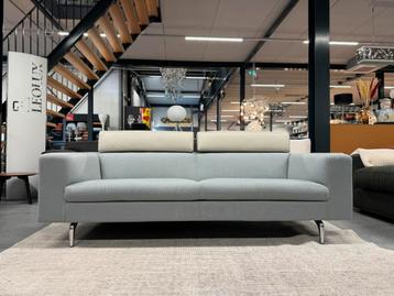 Nieuw Leolux Horatio 3 Zits bank Stof blauw Design l216 beschikbaar voor biedingen