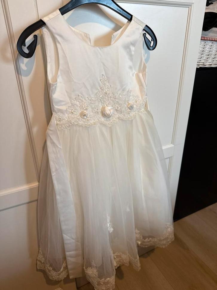 Mooie witte jurk voor meisje 7/8 jaar, Kinderen en Baby's, Kinderkleding | Overige, Zo goed als nieuw, Meisje, Ophalen of Verzenden