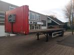 Fruehauf 1 assige platte oplegger tridec stanggestuurd., Bedrijf, Te koop