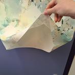 Taifun creme + watercolor print rok als nieuw 38 M nr 42008, Kleding | Dames, Rokken, Maat 38/40 (M), Taifun, Verzenden, .