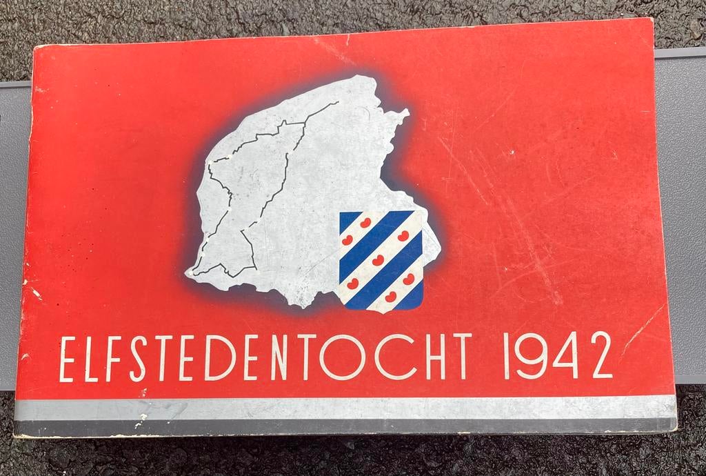Schaats Elfstedentocht 1942, Antiek en Kunst, Curiosa en Brocante, Ophalen of Verzenden