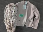 Only dames colbert lichtroze maat 38 + sjaal, Ophalen of Verzenden, Zo goed als nieuw, Maat 38/40 (M), Roze