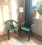Tuinstoelen JARDIN groen 2, Tuin en Terras, Tuinstoelen, Ophalen, Gebruikt, Kunststof, Stapelbaar