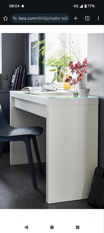 Make up tafel ikea malm series 