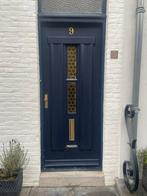 Mooie hardhouten voordeur, Ophalen, Gebruikt, 80 tot 100 cm, Buitendeur