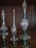 Set van Egyptische parfum flesjes, Ophalen of Verzenden, Koper of Brons