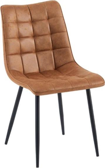 Eetkamerstoel Lucille cognac | Webshop beschikbaar voor biedingen
