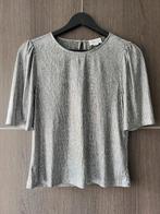 Top Cotton Club zilver, Kleding | Dames, Tops, Overige kleuren, Nieuw, Ophalen of Verzenden, Korte mouw