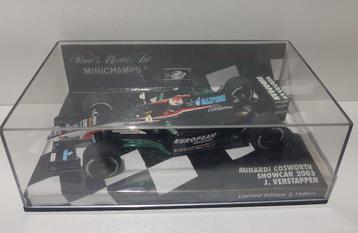 F1 Minardi Cosworth Showcar 2003 Jos Verstappen 1/43 beschikbaar voor biedingen