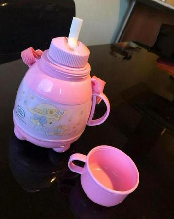 Meisje drinkbeker met kop ( roze )!!! beschikbaar voor biedingen