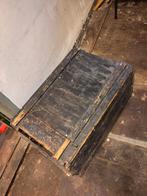 Oude Fourage Kist - Vintage Opbergkist, Ophalen, Minder dan 50 cm, Gebruikt, 50 tot 100 cm