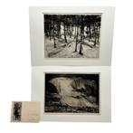 Jan Stroosma (1923-1983) 3x, Antiek en Kunst, Kunst | Etsen en Gravures, Ophalen of Verzenden