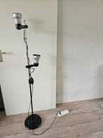 Vintage vloerlamp met 2 spotjes, Ophalen, Gebruikt, Metaal, 100 tot 150 cm