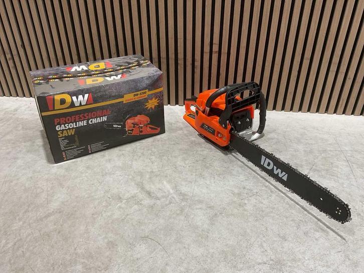 Kettingzaag 3 modellen DW, Powertech en Midori nieuw in doos, Doe-het-zelf en Verbouw, Gereedschap | Zaagmachines, Nieuw, Kettingzaag