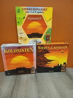 Kolonisten van Catan + uitbreidingen, Hobby en Vrije tijd, Gezelschapsspellen | Bordspellen, Een of twee spelers, Ophalen of Verzenden