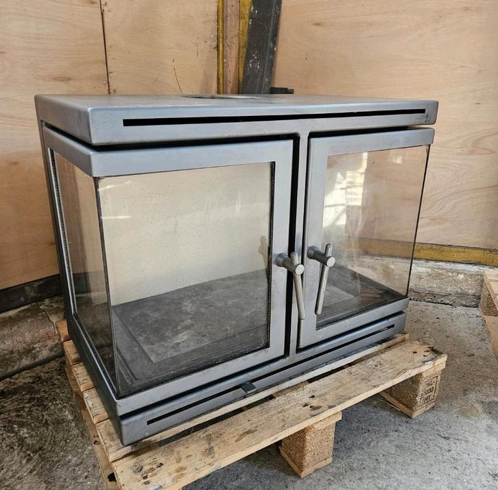 OXFORD NOVA HOUTKACHEL INBOUW 3 zijdig inzethaard gebruikt, Huis en Inrichting, Kachels, Gebruikt, Inbouw, Houtkachel, Hout, Ophalen of Verzenden