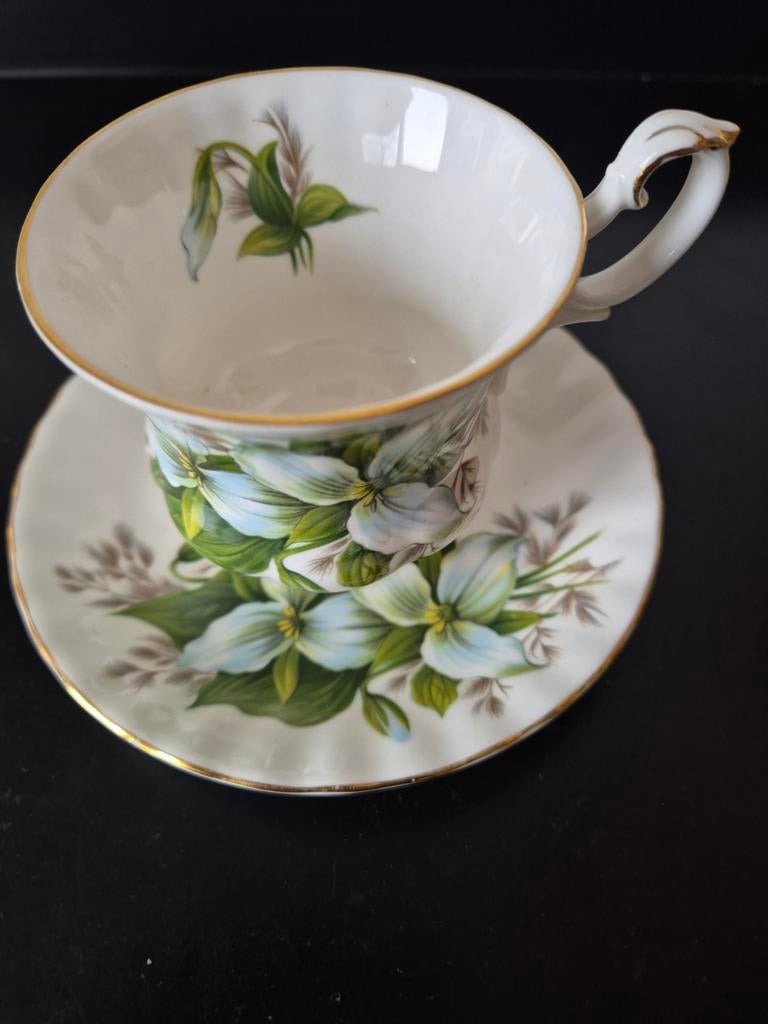 Trillium royal albert porselein, Verzamelen, Porselein, Kristal en Bestek, Ophalen of Verzenden, Zo goed als nieuw, Porselein