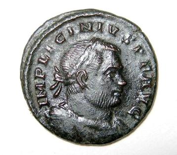Romeinse munt Licinius 308-324 n.chr beschikbaar voor biedingen